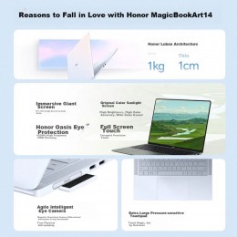 Ноутбук HONOR MagicBook Art 14 Ultra5/16G/1T/OLED3120x2080/оливковый